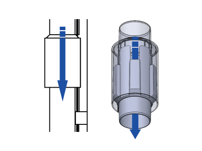 オーバーフローソケット　製品ページ素材