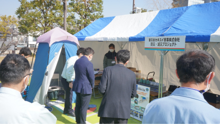 川崎市長ブース来場